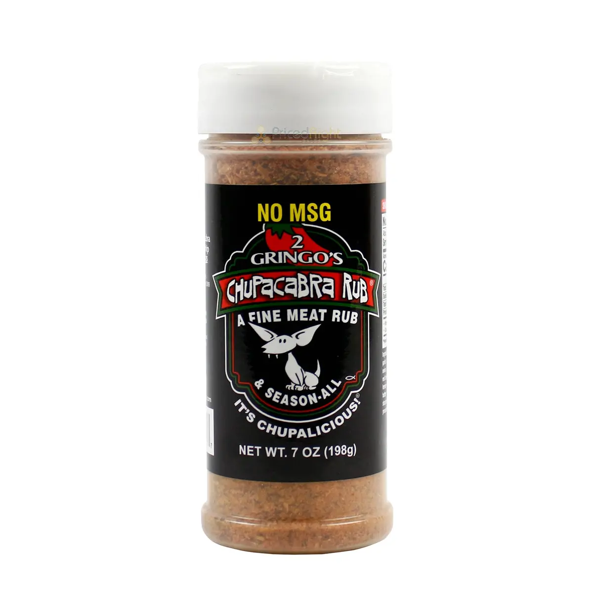 2 Gringos Chupacabra Original Rub All Purpose Fine Meat Seasoning No Msg 7 Oz 1