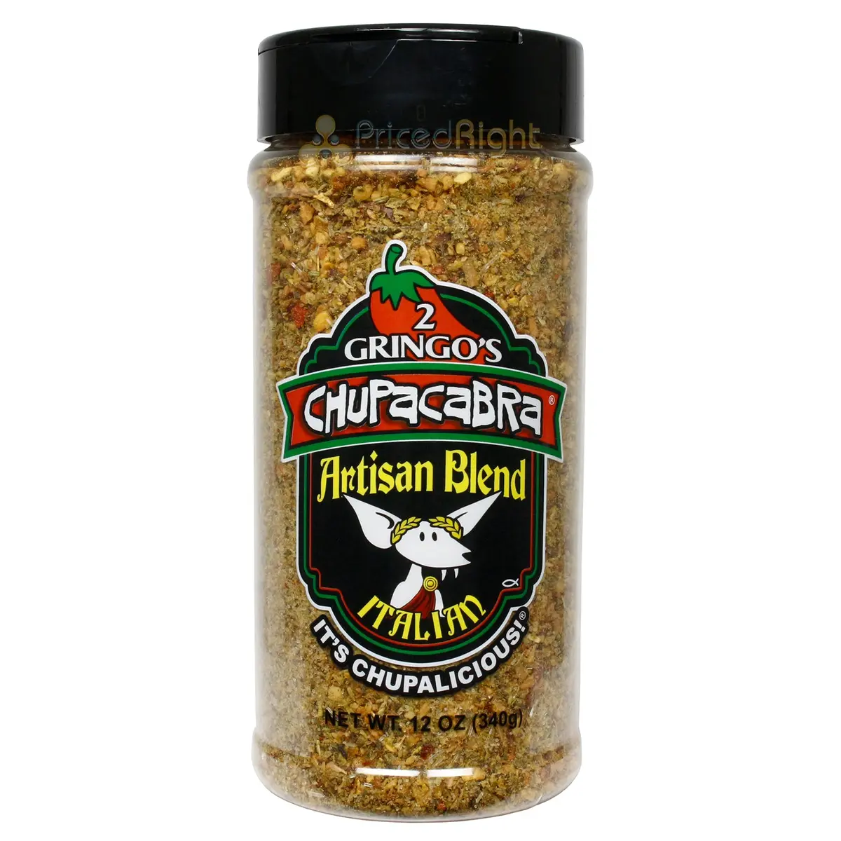 2 Gringos Chupacabra Artisan Blend Italian Seasoning Rub All Purpose 12 Ounce 1
