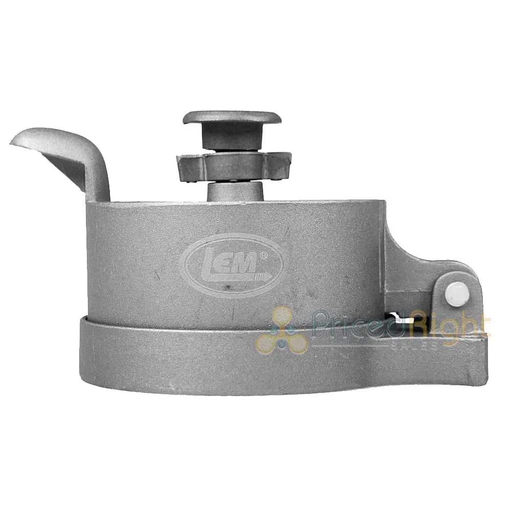 Burger Press Heavy Duty Non-Stick Adjustable Locking Wing Nut Lem Products 534 1