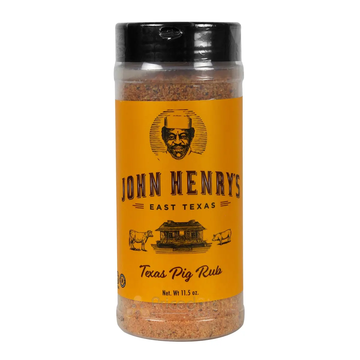 John Henry's Store Texas Pig Rub Seasoning 11.5 Oz Bottle All Purpose 55100 1