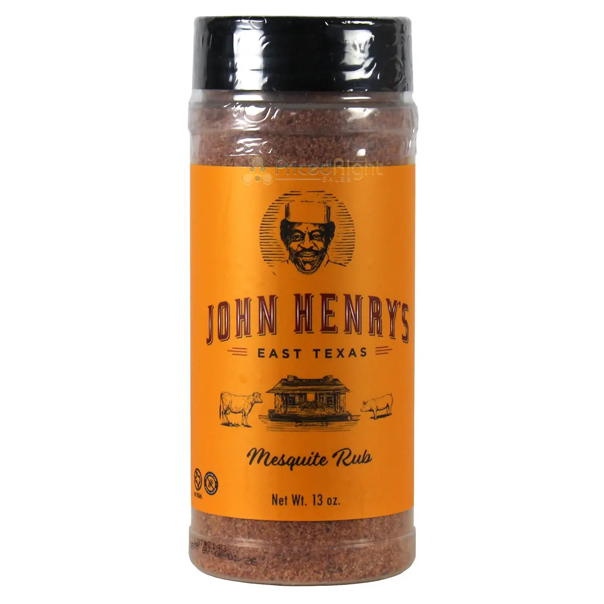 John Henry's Store Mesquite Rub Seasoning 13 Oz Bottle All Purpose 55114 1