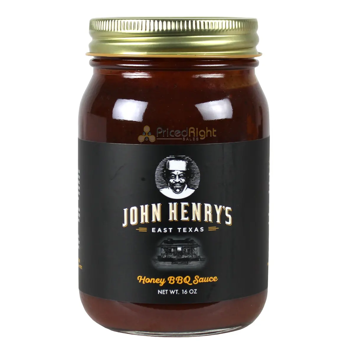 John Henry's Store Honey Bbq Sauce 16 Oz Jar East Texas 55128 1