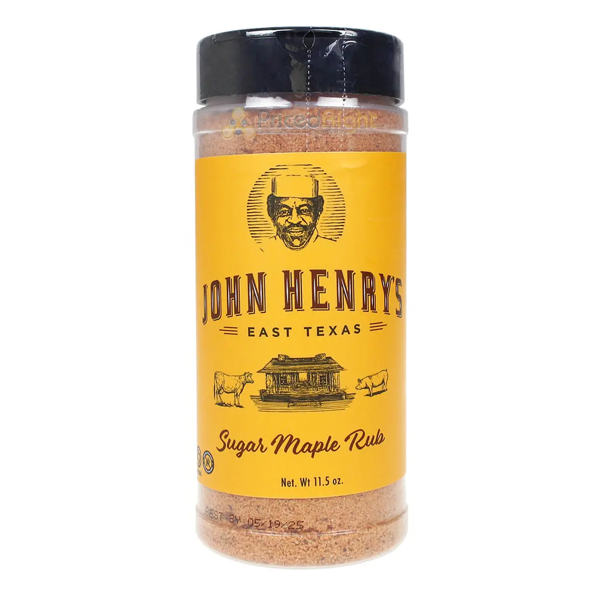 John Henry's Store Sugar Maple Rub Seasoning 11 Oz Bottle All Purpose 55151 1