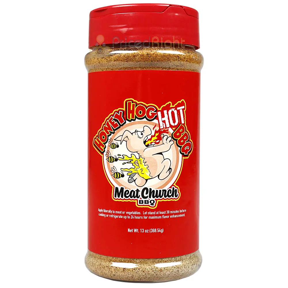 Meat Church Honey Hog Hot Bbq Rub 13 Oz. Bottle No Msg Jalapeno Added 55257 1