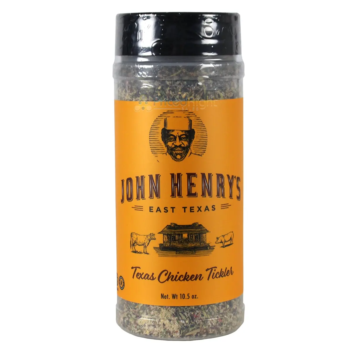 John Henry's Store Texas Chicken Tickler Rub Seasoning 10.5 Oz Bottle 55295 1