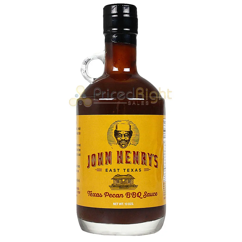 John Henry's Store Texas Pecan Bbq Sauce 13 Oz Bottle East Texas 55348 1
