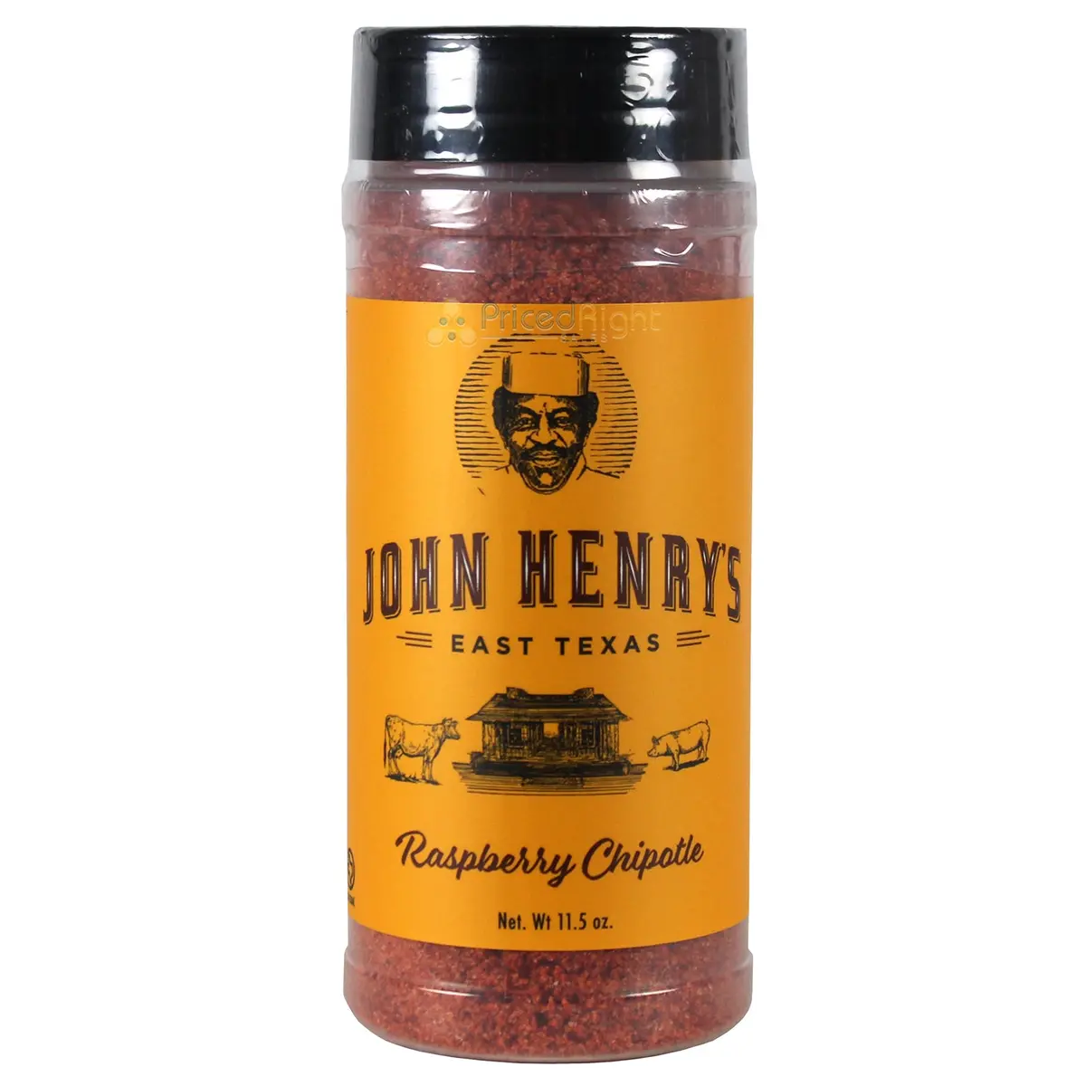 John Henry's Store Raspberry Chipotle Rub Seasoning 11.5 Oz Bottle 55351 1