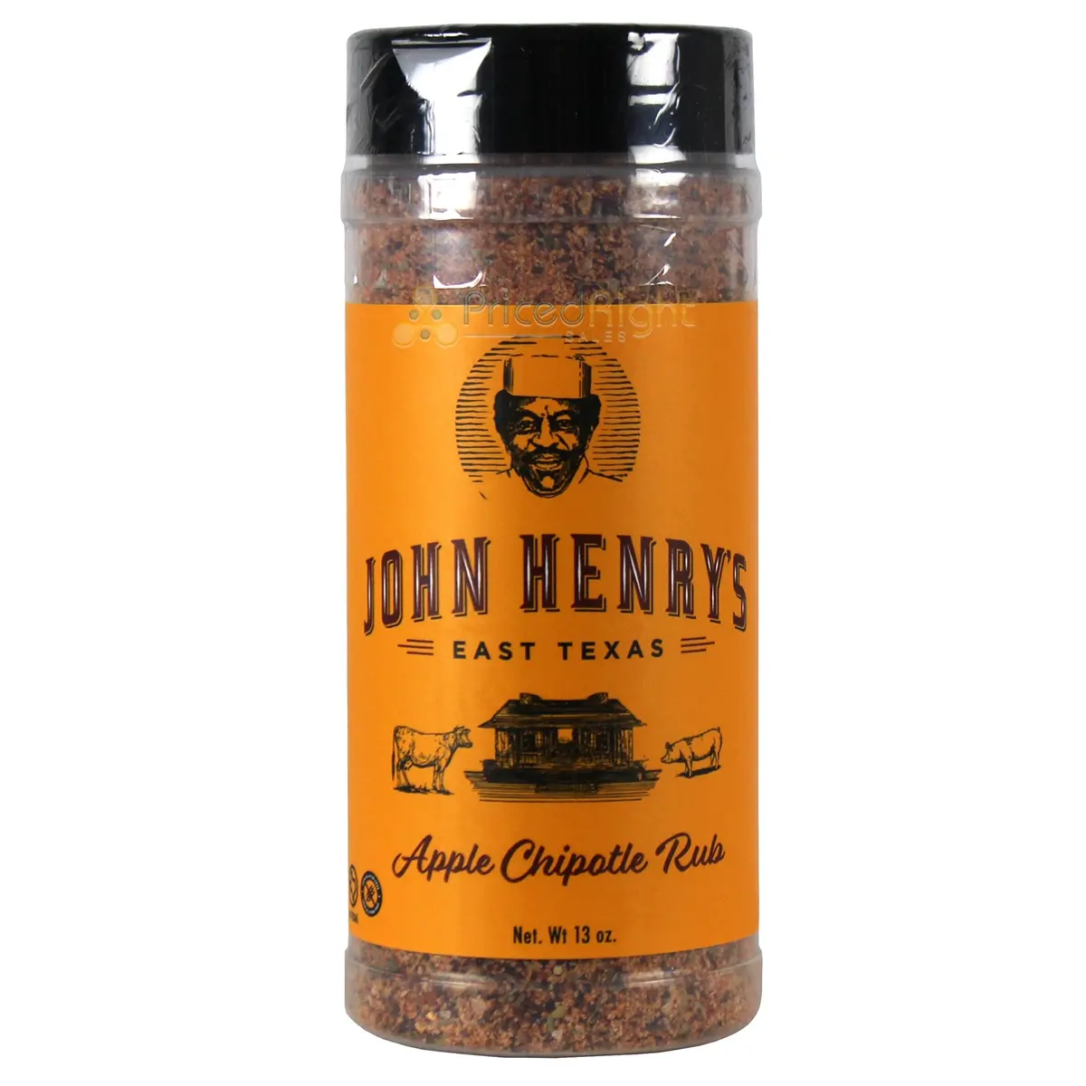 John Henry's Store Apple Chipotle Rub Seasoning 13 Oz Bottle All Purpose 55437 1