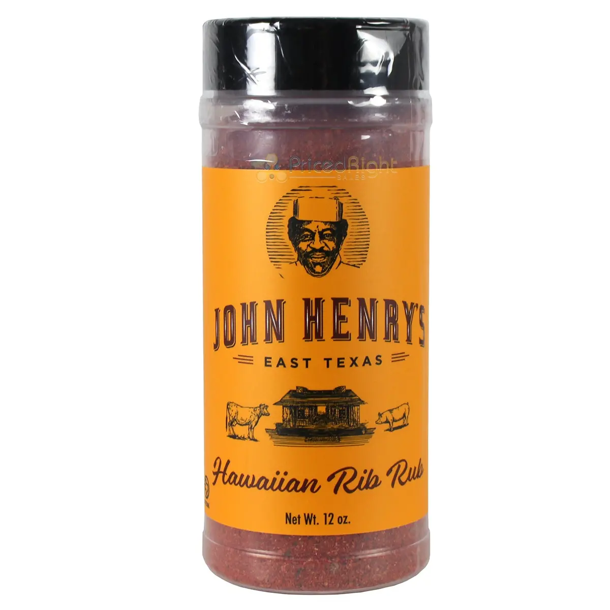 John Henry's Store Hawaiian Rib Rub Seasoning 12 Oz Bottle All Purpose 55626 1