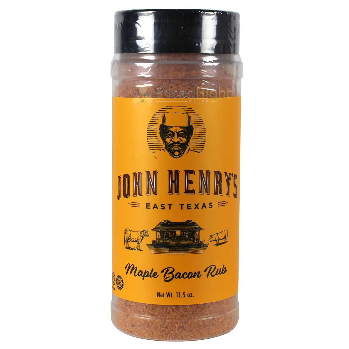 John Henry's Maple Bacon Seasoning Chicken Pork Fish Sweet Savory 11.5 Oz Bottle 1