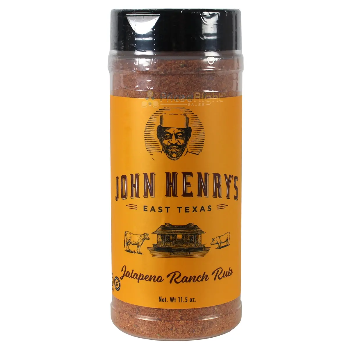 John Henry's Jalapeno Ranch Rub Seasoning Ribs Brisket Veggies 11.5 Oz Bottle 1