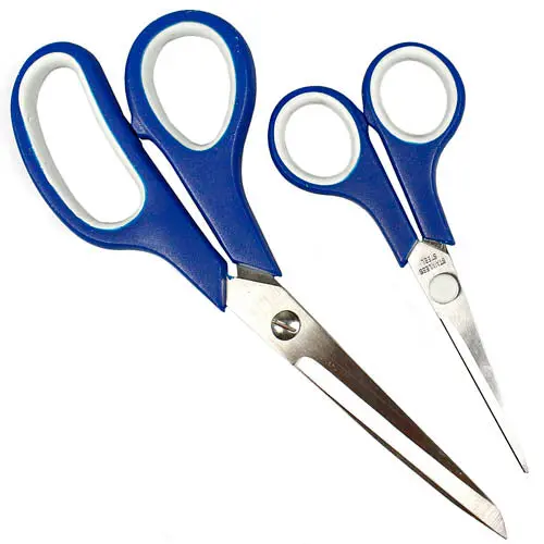 2 Pc Pack Scissor Set Multipurpose Household Crafts School Home Shears Stainless 1