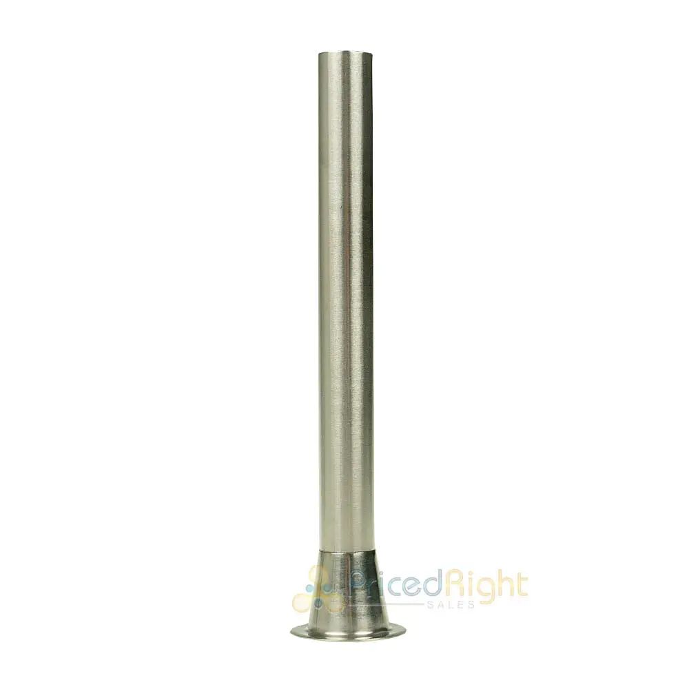 3/4" Snack Stick Stainless Steel Stuffing Tube Funnel 1-9/16" Base Lem 606B 1