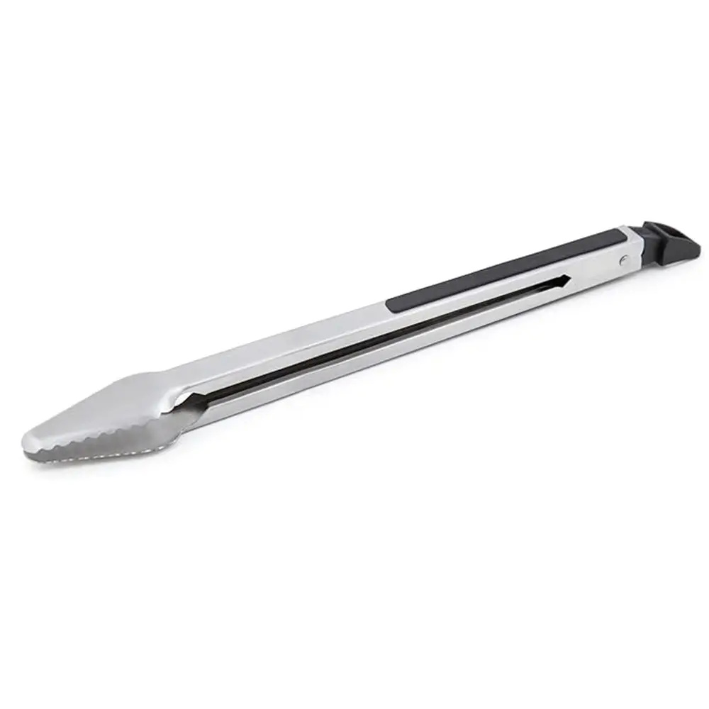 Broil King 16" Precision Tongs Stainless Steel Double Scalloped Soft Grip 64037 1