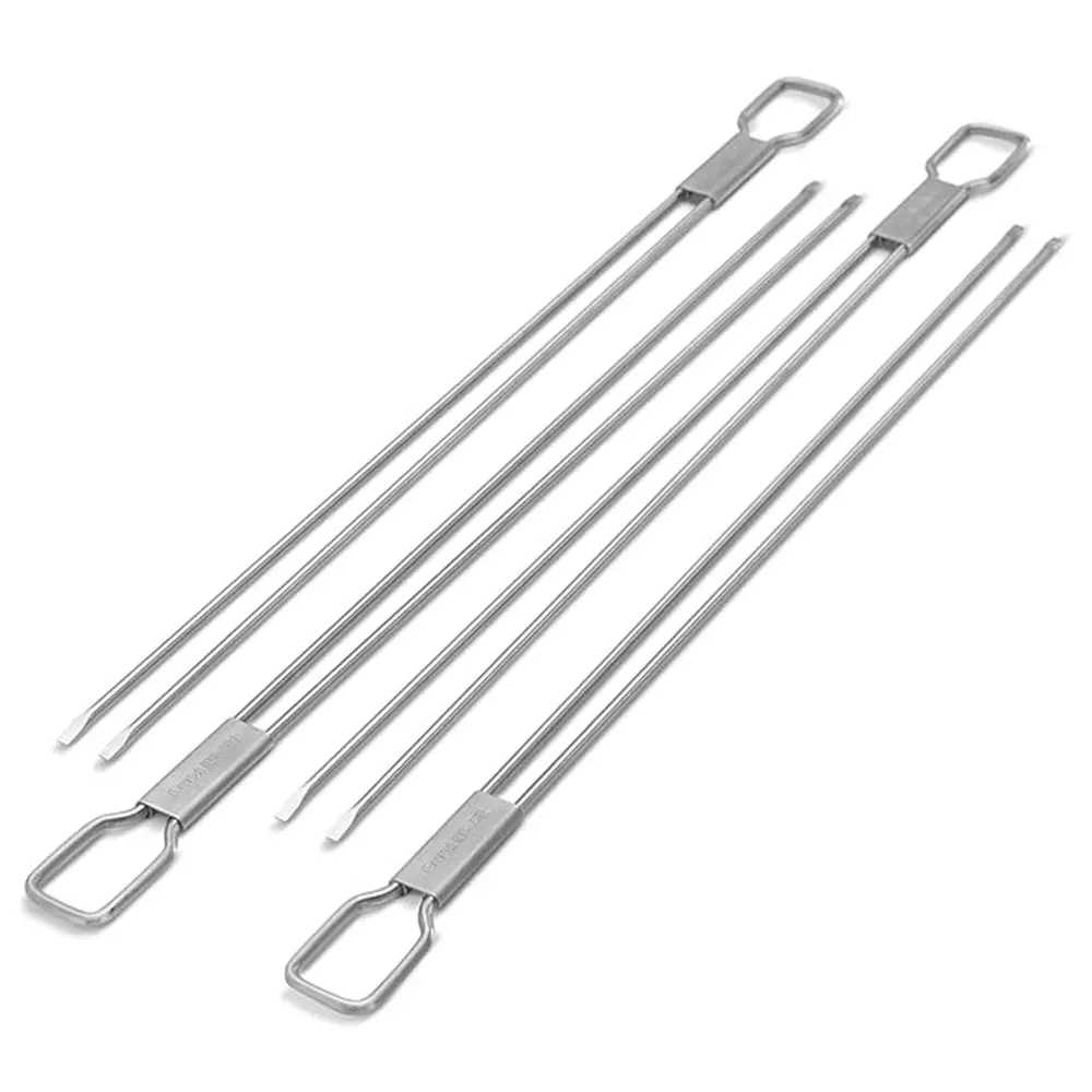 Broil King Dual Prong Skewers 4 Pack 12" 64049 1
