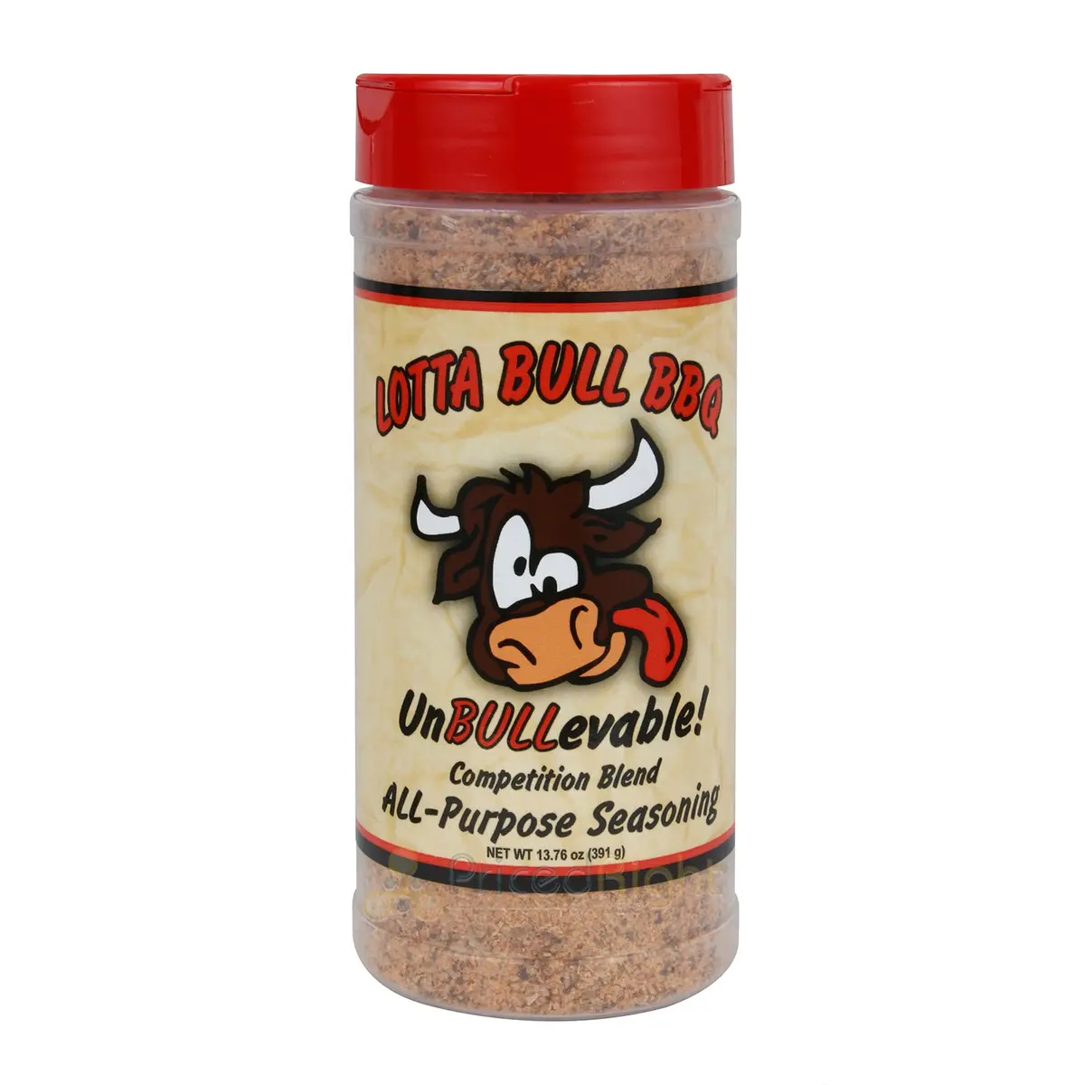 Lotta Bull Bbq Unbullevable All-Purpose Seasoning Rub Award-Winning 13.76 Oz 1
