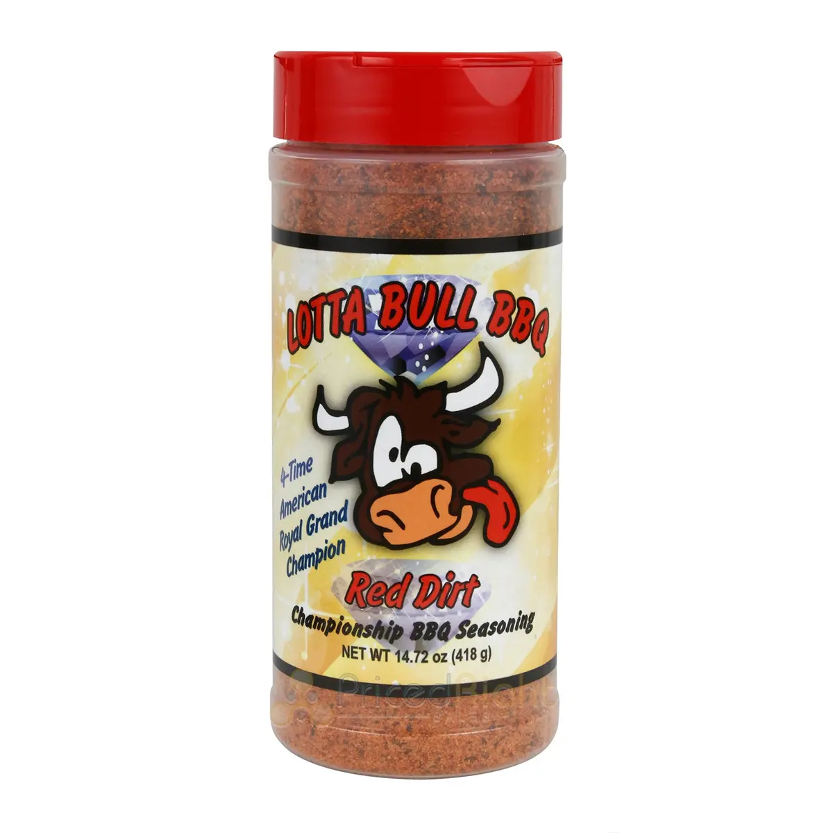 Lotta Bull Bbq Red Dirt Championship Bbq Rub Seasoning Gluten-Free 14.72 Oz 1