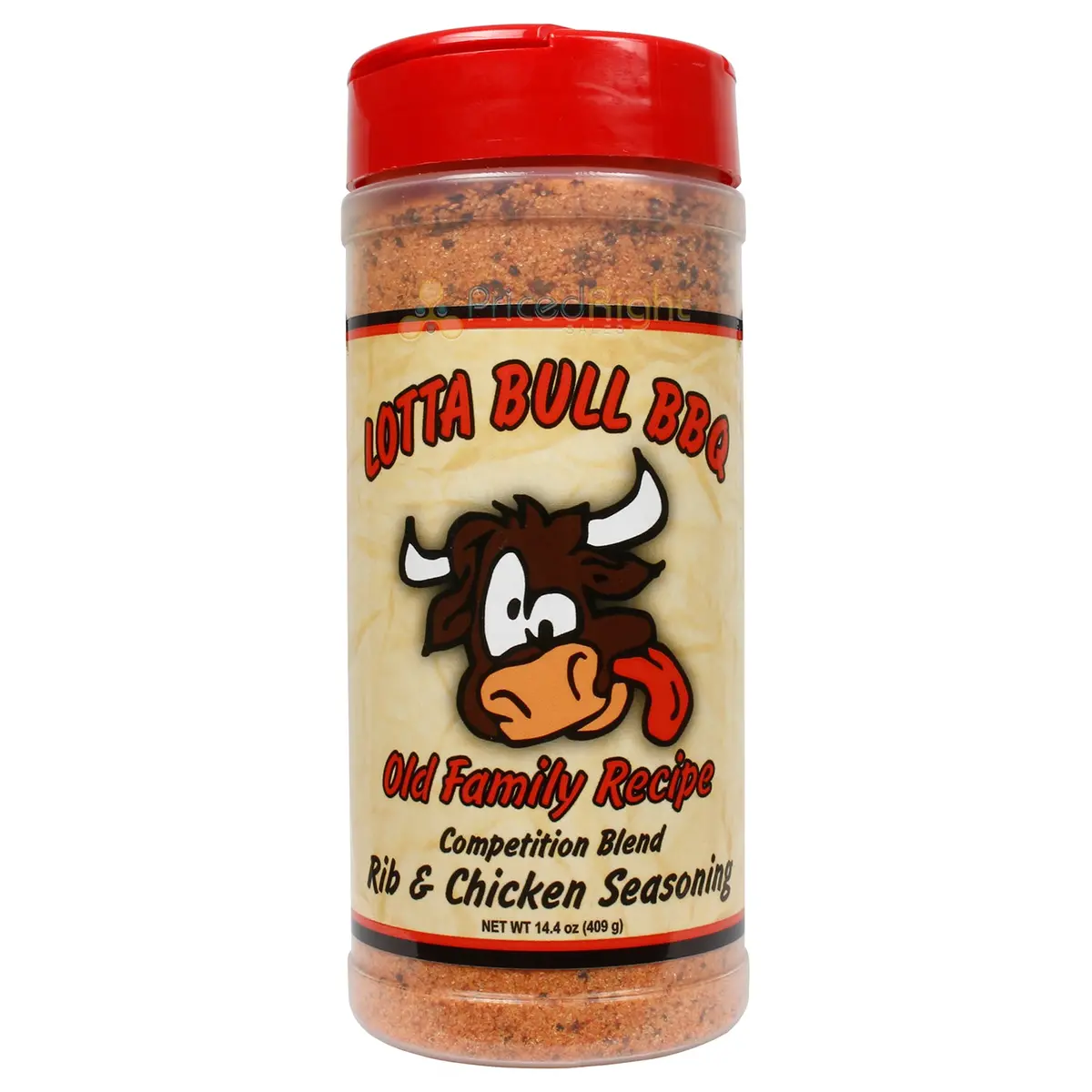 Lotta Bull Bbq Old Family Recipe Rib & Chicken Seasoning Gluten Free 14.4 Oz 1