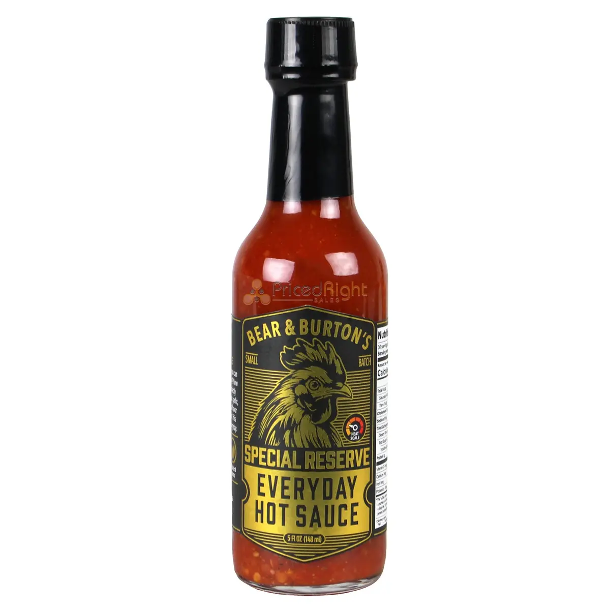 Bear & Burton's Everyday Hot Sauce 5Oz Gluten Free All Natural Red Peppers 67203 1