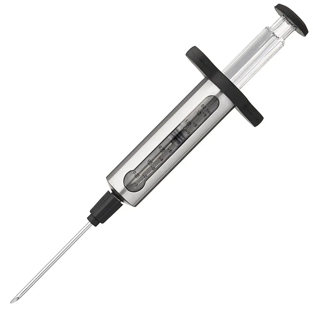 Pit Boss Stainless Steel Meat Marinade Injector Syringe And 2 Needles 67287 1