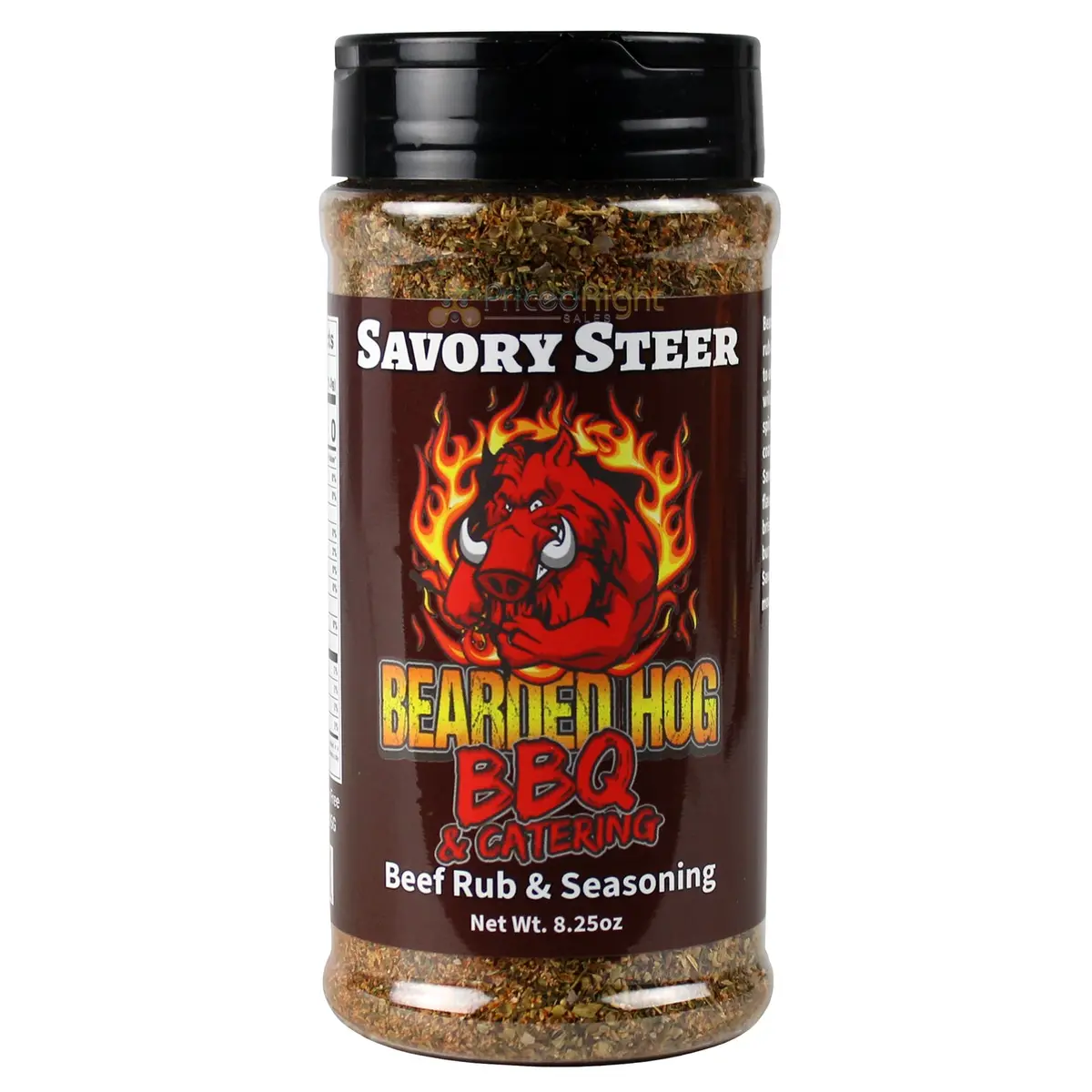 Bearded Hog Bbq Savory Steer Beef Rub & Seasoning 8.25 Oz No Msg 694685184096 1