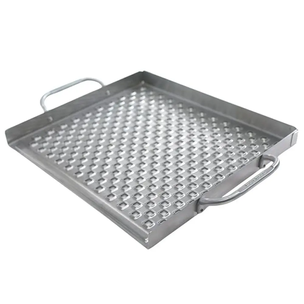 Broil King Flat Topper 15.5" X 13" Stainless Steel W/ 10Mm Handles 69712 1