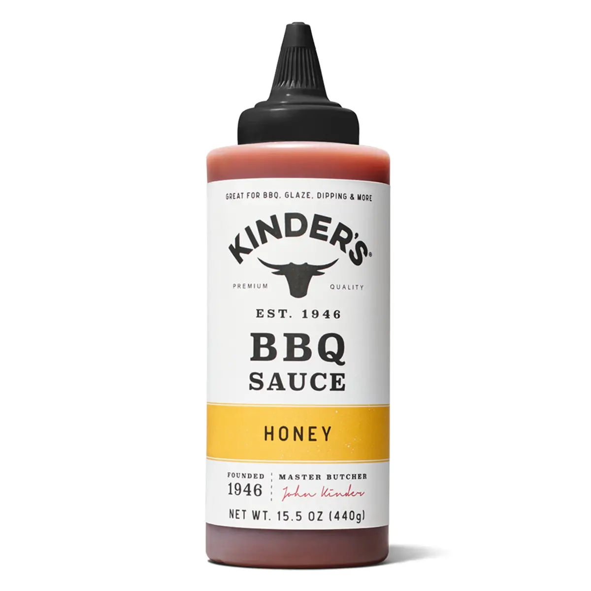 Kinder's Honey Bbq Sauce Premium Quality Handcrafted Gluten Free No Hfcs 15.5 Oz 1