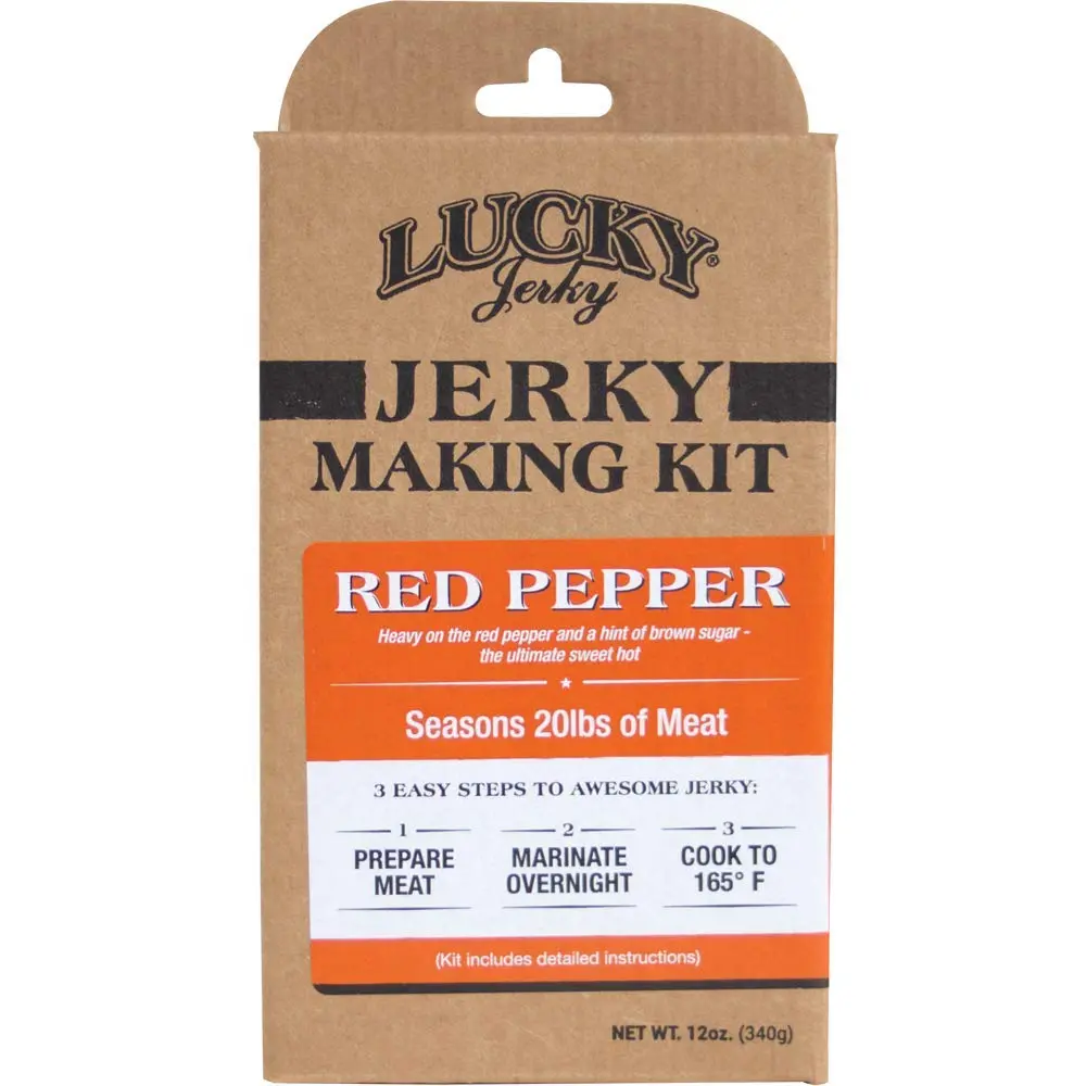 Lucky Jerky Diy Red Pepper Jerky Making Kit 12 Oz Box For 20 Lbs Of Meat 7005 1