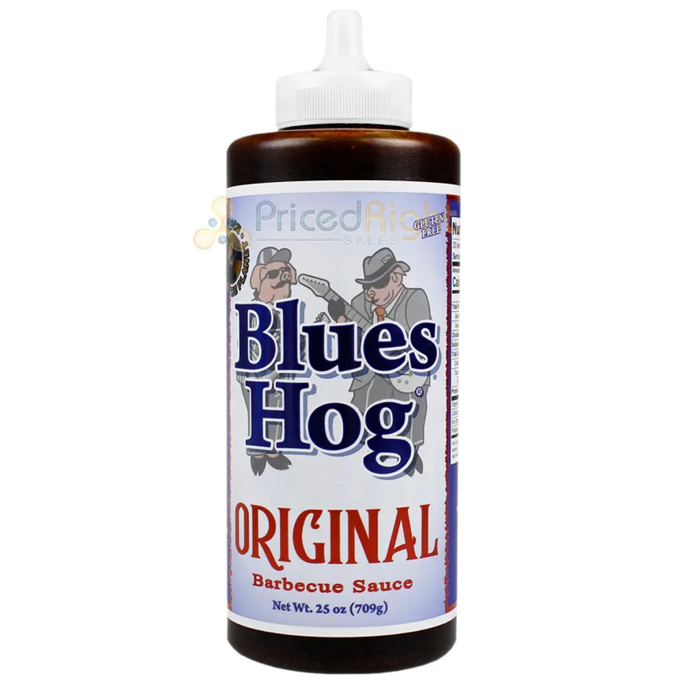 Blues Hog Original Bbq Sauce 25 Oz Squeeze Bottle Sweet Spicy Gluten Free 1
