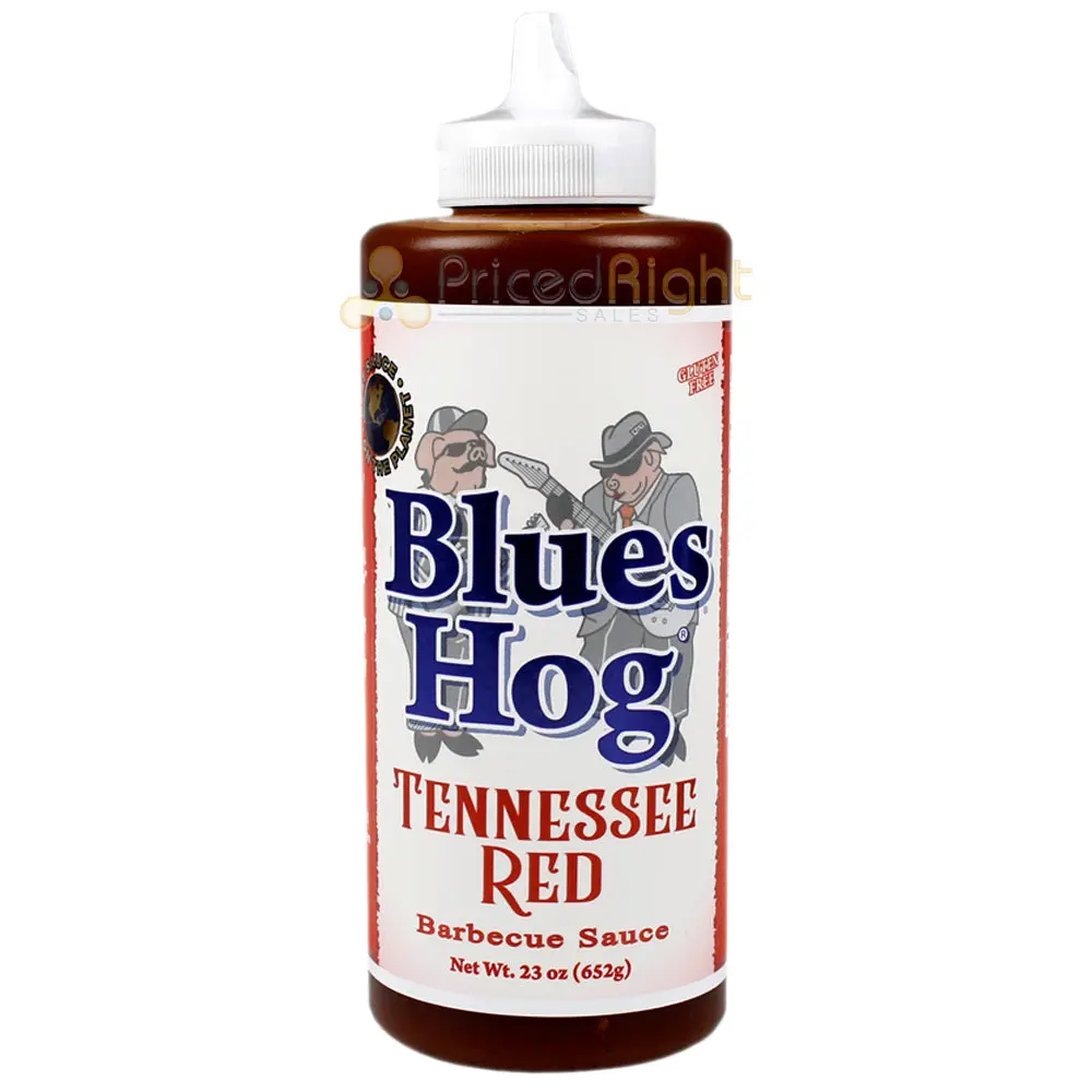 Blues Hog Tennessee Red Bbq Sauce Vinegar Pepper 23 Oz Squeeze Bottle 1