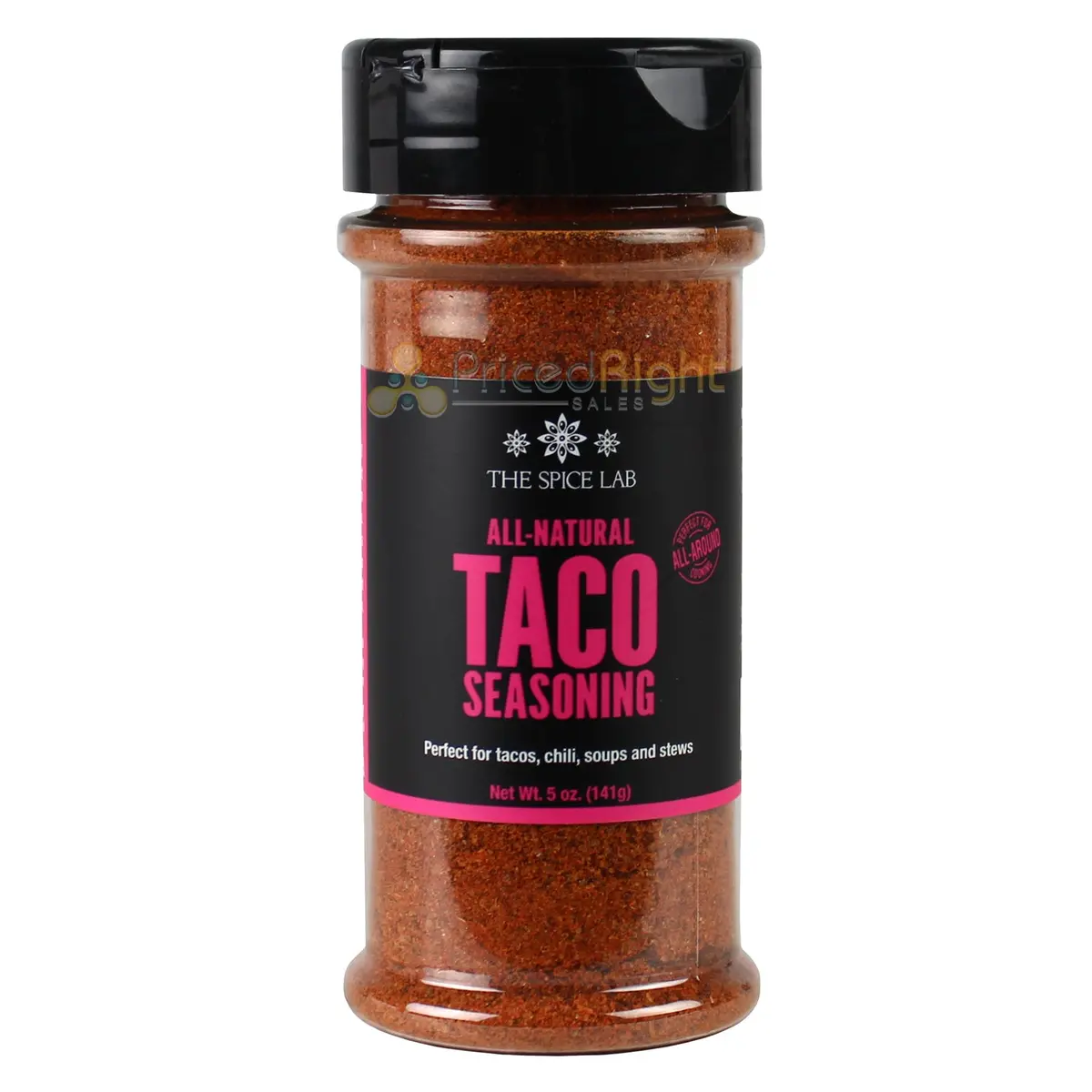 The Spice Lab Taco Seasoning 5 Oz Gluten Free Kosher All Natural 7051-Pj4-Str 1