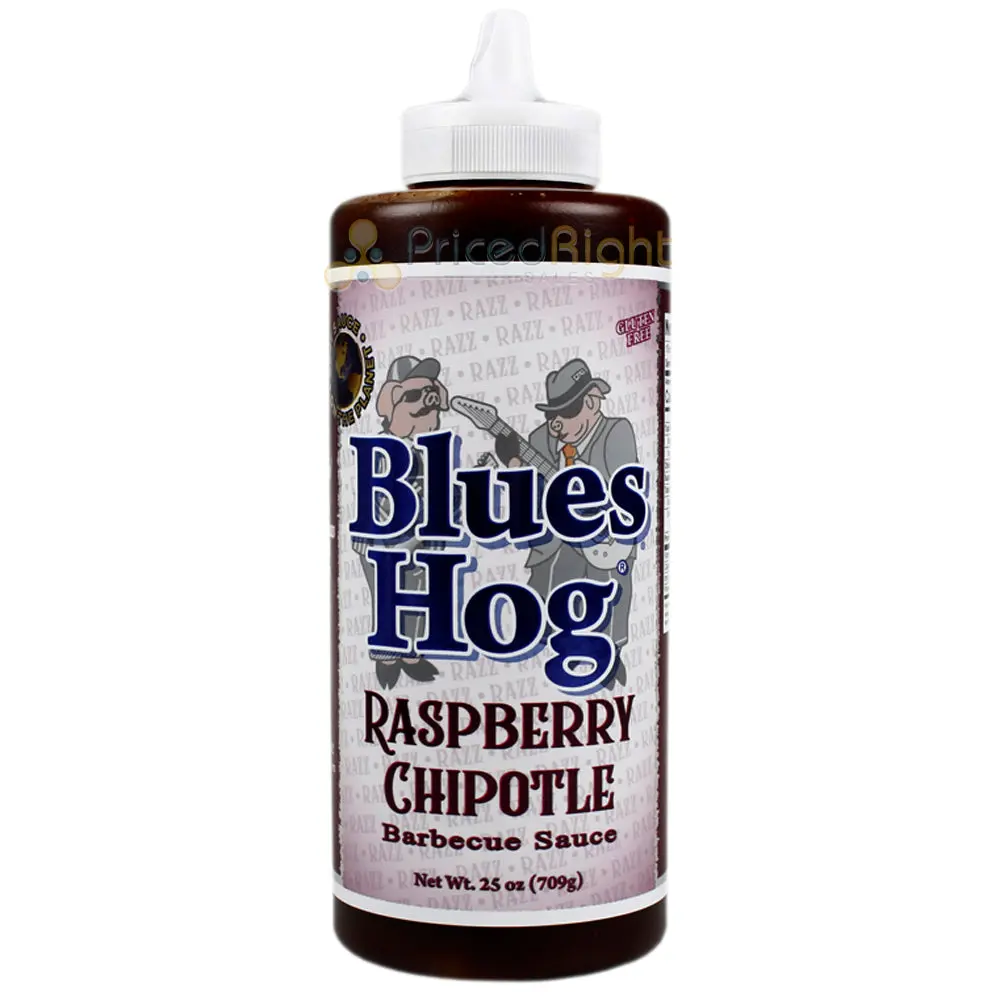 Blues Hog Raspberry Chipotle Bbq Sauce 25 Oz Squeeze Bottle Gluten Free 1