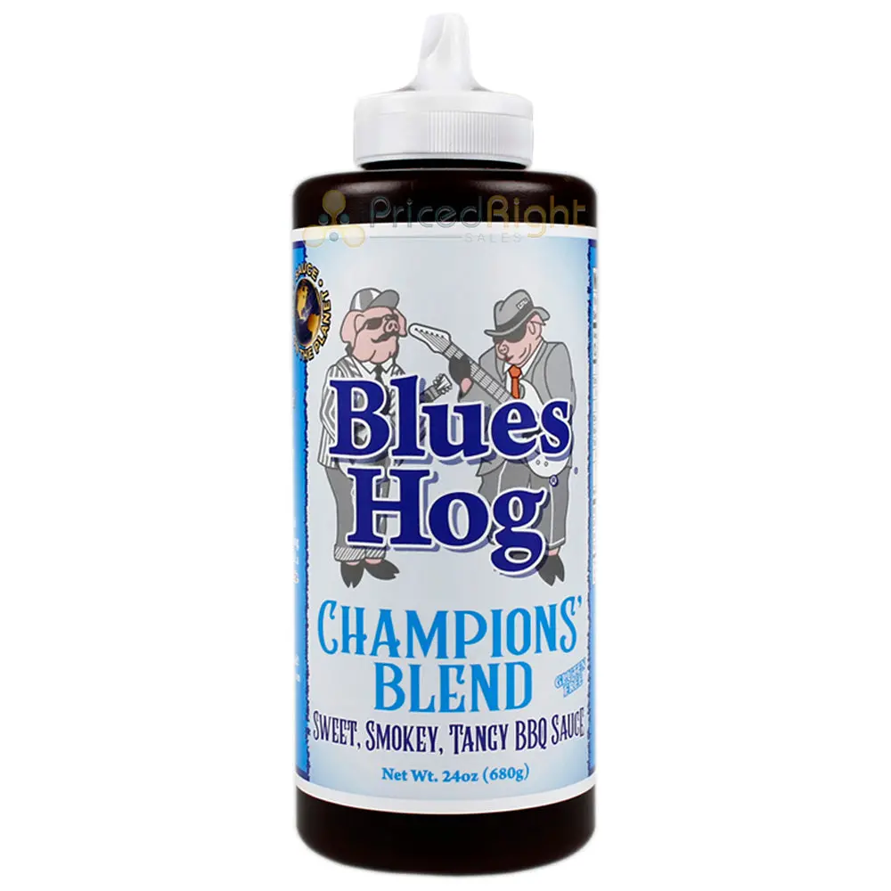 Blues Hog Champions Blend Bbq Sauce 24 Oz Squeeze Bottle Gluten Free 1