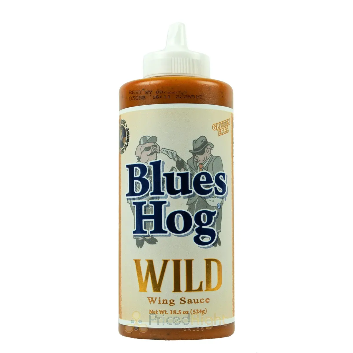 Blues Hog Wild Wing Sauce Southern Flare Gluten Free 18.5 Oz Squeeze Bottle 1