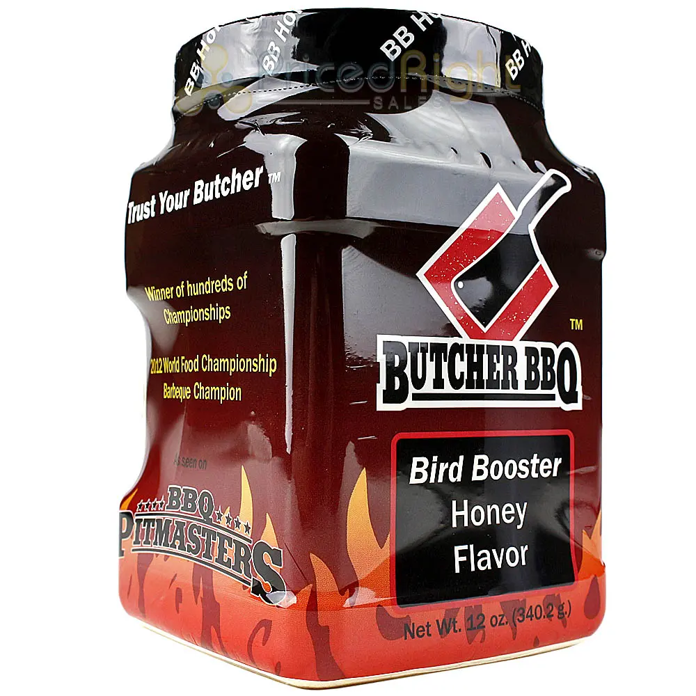 Butcher Bbq Bird Booster Honey Injection Seasoning 12 Oz. Gluten And Msg Free 1
