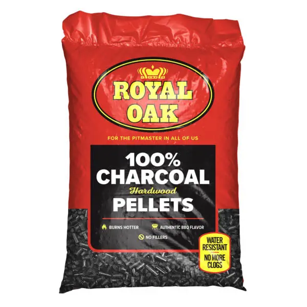 Royal Oak Charcoal Pellets 20 Lb Bag Charcoal Hardwood Water Resistant 1