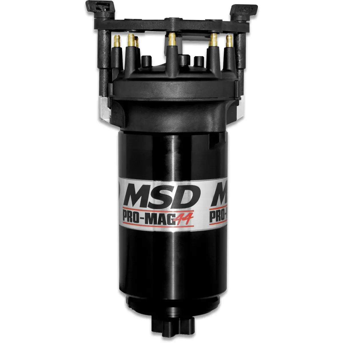 Msd Pro Mag 44 Amp Generator, Ccw Rotation, Black, Pro Cap, Band Clamp 1