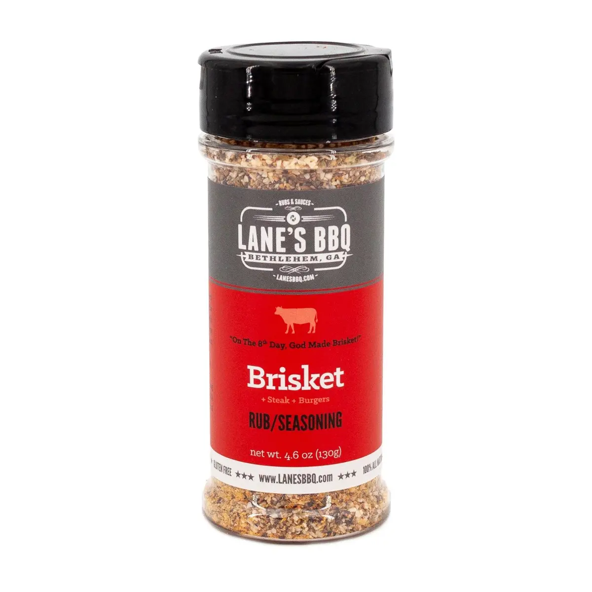 Lanes Bbq Brisket Rub Beef Seasoning All Purpose 4.6 Oz Bottle 87703 1