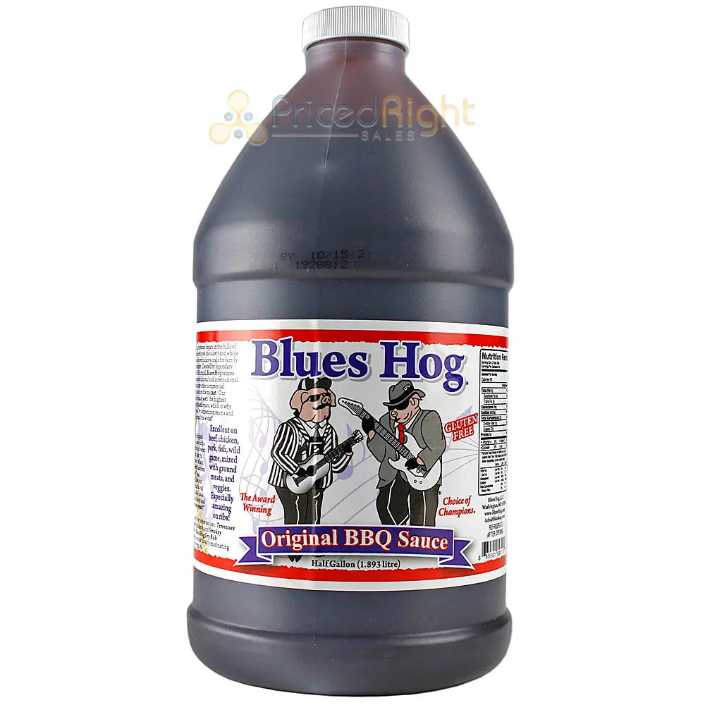 Blues Hog 64 Oz. Original Bbq Sauce Or Marinade Gluten Free Competition Rated 1