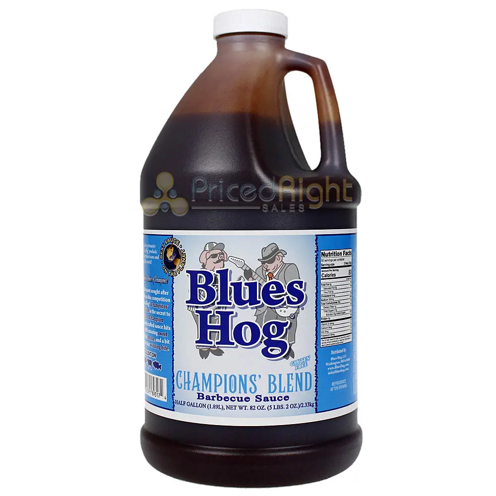 Blues Hog Champions Blend Bbq Sauce 82 Oz Marinade Sweet Heat Smoky Gluten Free 1