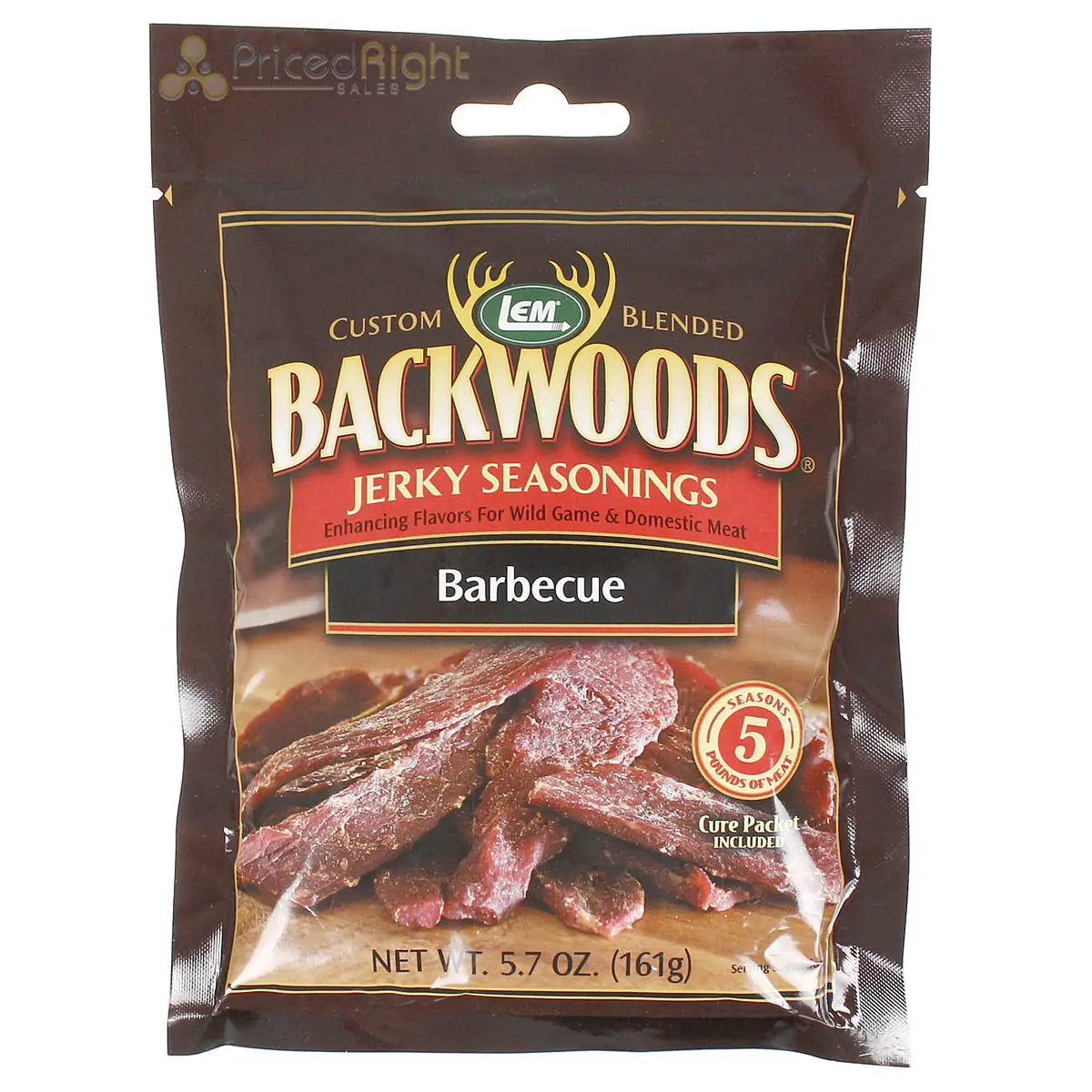 Backwoods Barbecue Jerky Seasoning Cure Packet Makes 5 Lbs Of Meat 5.7 Oz 9021 1
