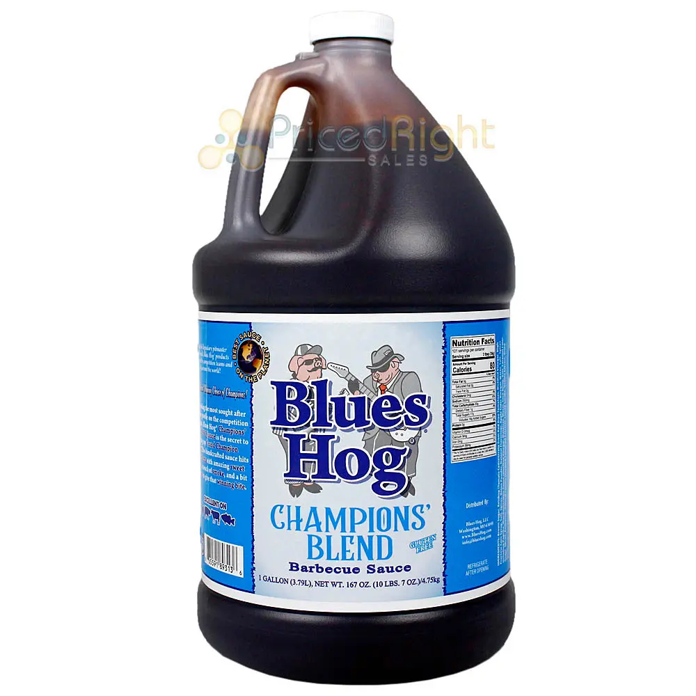 Blues Hog Champions Blend Bbq Sauce Sweet Heat Smokey Zesty 167 Oz Jug No Gluten 1
