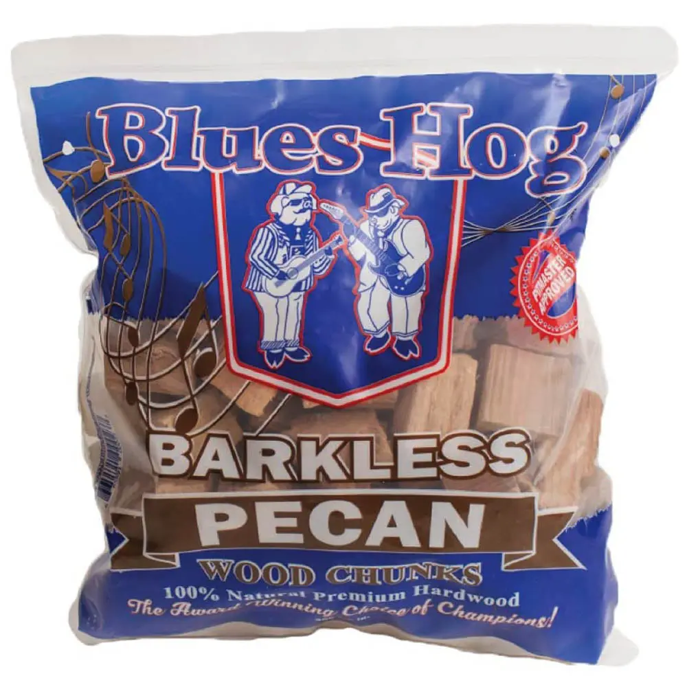 Blues Hog Pecan Wood Chunks Barkless Natural Premium 300 Cubic Inches Bag 92101 1
