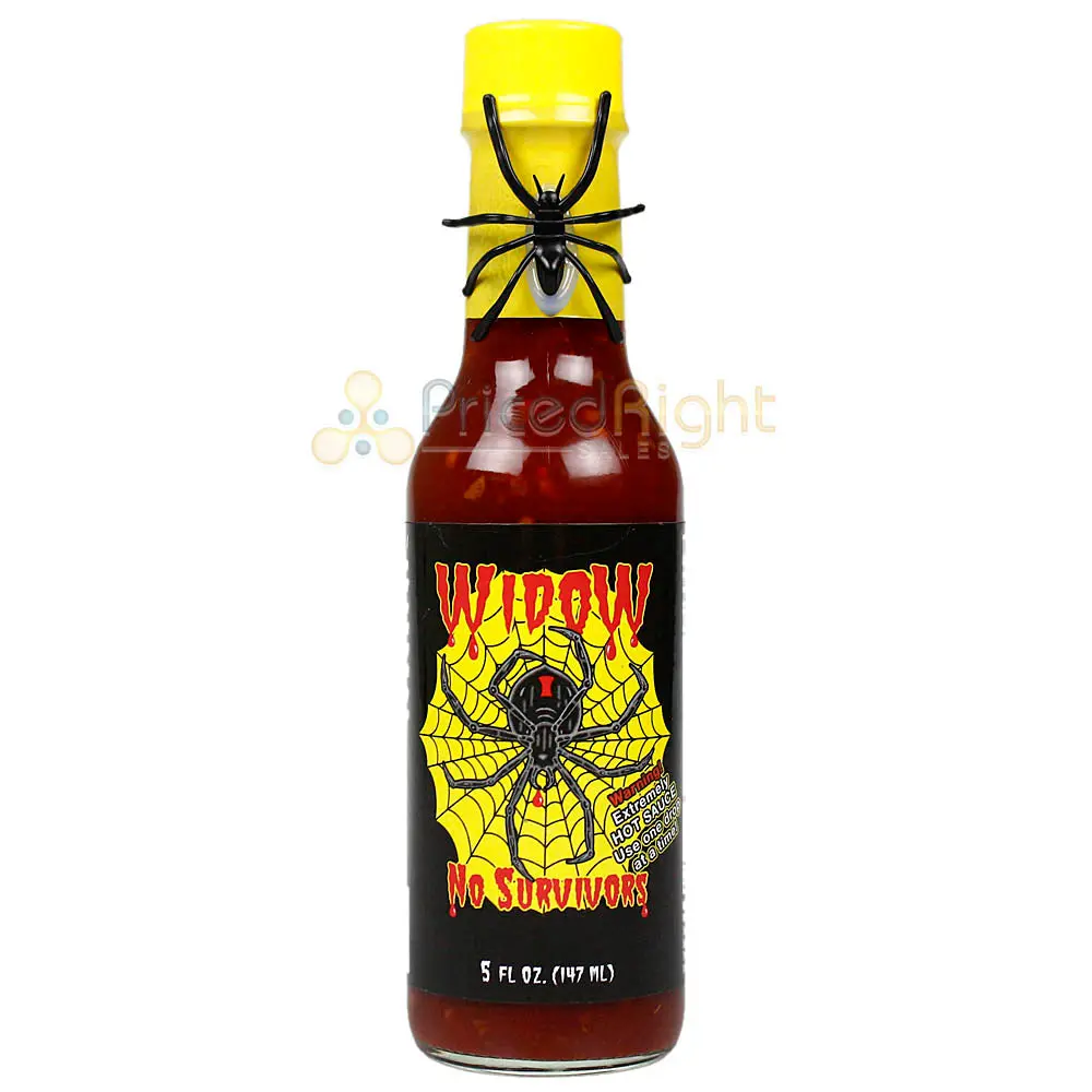 Sauce Crafters Widow No Survivors Hot Sauce Extreme Heat 5 Oz Bottle 1