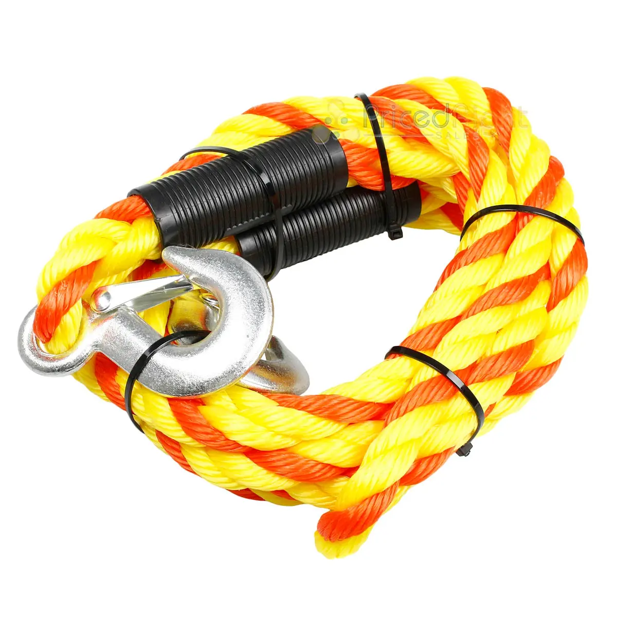 Grip 14' X 5/8" Tow Rope With Hook Braided Polypropylene 5000 Lb Capacity 99975 1