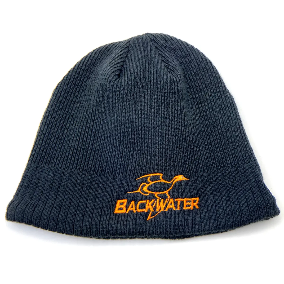 Beanie Backwater Gray Orange Logo New Era 1
