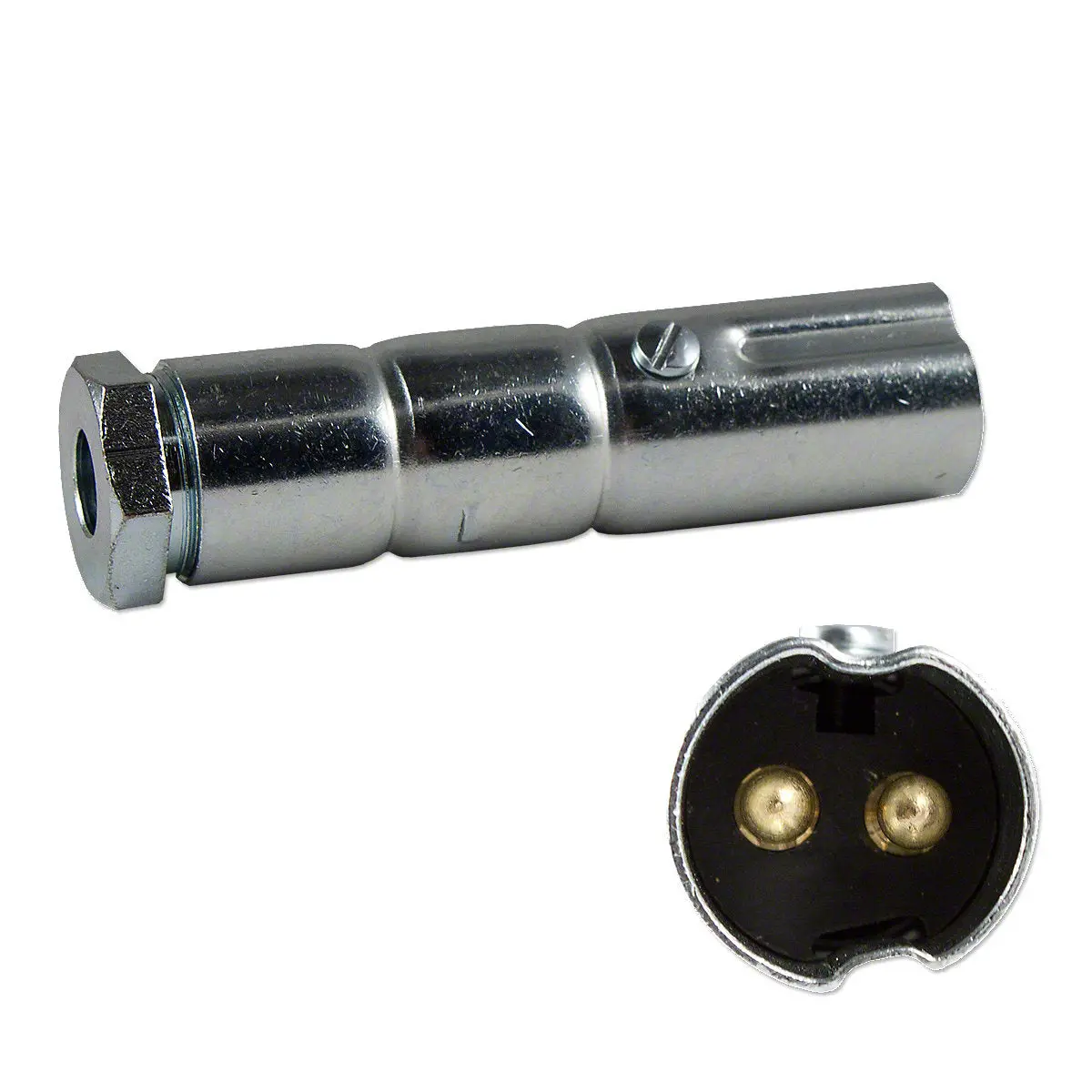 Auxiliary Male 2-Pin Connector Plug-Fits Many Minneapolis Moline Tractor Models 1