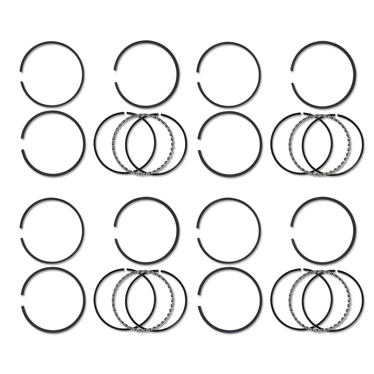Piston Ring Set 4Cyl 3-7/16" Bore Fits Cockshutt E3 30 540 Tractors T20007 1