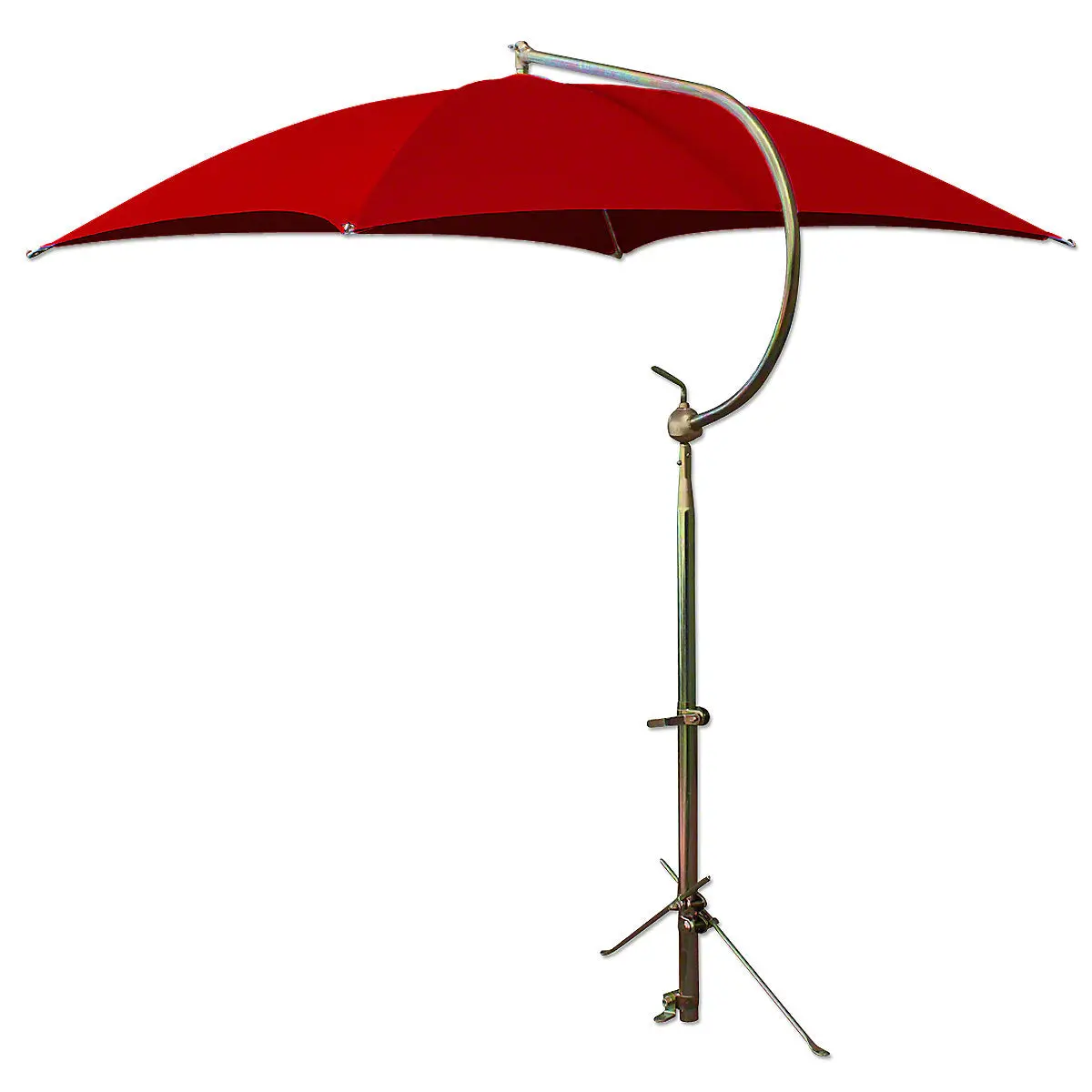 Red Deluxe Umbrella W/ Brackets -Fits  Ford  Tractor 1