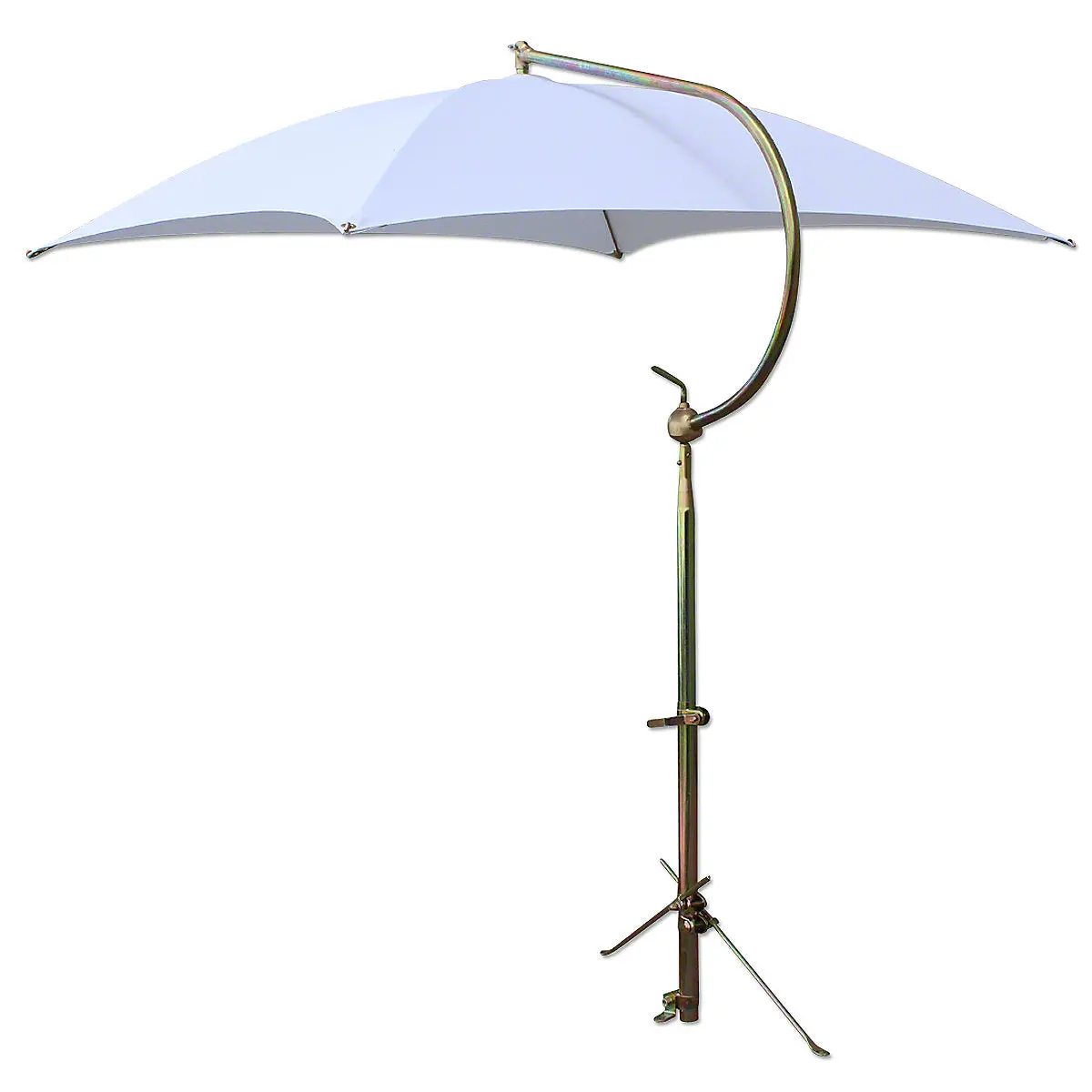 White Deluxe Umbrella W/ Brackets-Fits Many Cockshutt Tractor Models 1